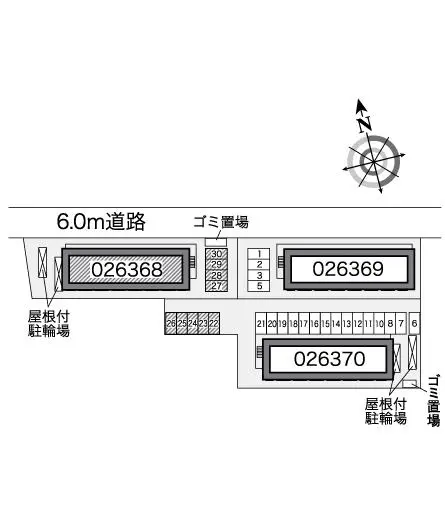 ★手数料０円★飯能市双柳 月極駐車場